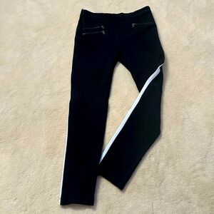 BCBG straight leg tuxedo pants